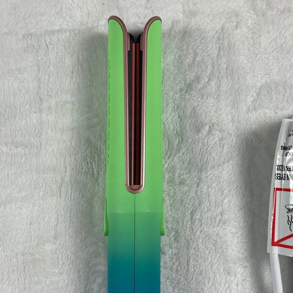 Calista GoGo Mini Air Styler Ombre Green Teal Rose Gold Hair Tool QS127